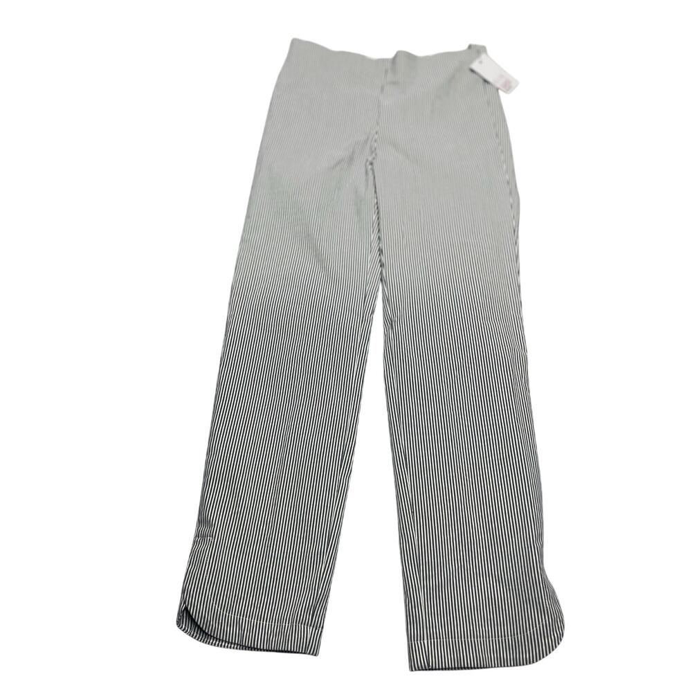 ELLE Women’s Polished Stretch Skinny Ankle Pants Small NWT Pinstripe
